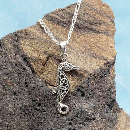 Seahorse Sterling Silver Pendant