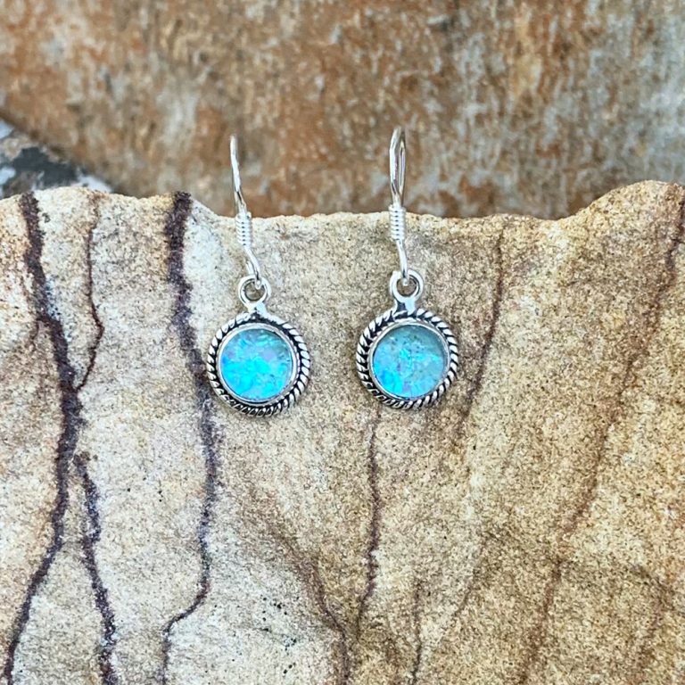 Delicate Opal & Sterling Earrings - GLE-Good Living Essentials