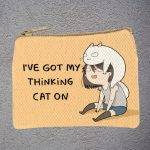 Thinking Cat-Coin Purse