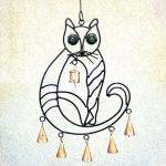 Iron Cat Wind Chime