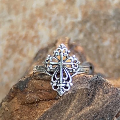 Sterling Silver Cross Ring