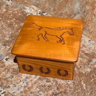 Handcrafted Galloping Horse Box