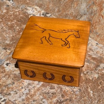 Handcrafted Galloping Horse Box