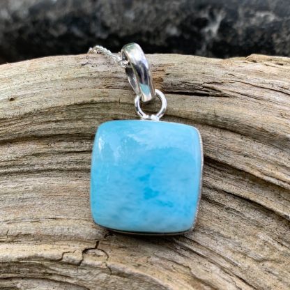 Larimar & Sterling Silver Pendant