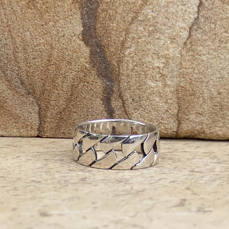 Sterling Silver Woven Ring - GLE-Good Living Essentials