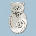 Smart & Sassy Cat Pewter Small Tray