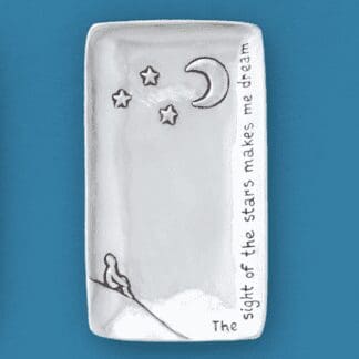 Moon & Stars Pewter Tray