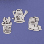 Cute Pewter Gardening Magnets