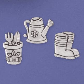 Cute Pewter Gardening Magnets