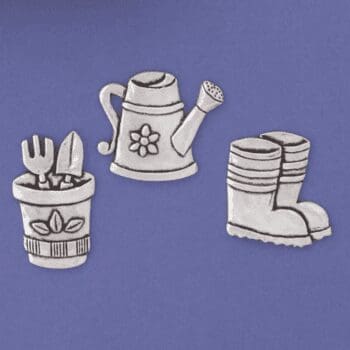 Cute Pewter Gardening Magnets
