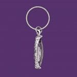Canoe Life Pewter Keychain