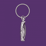 Canoe Life Pewter Keychain