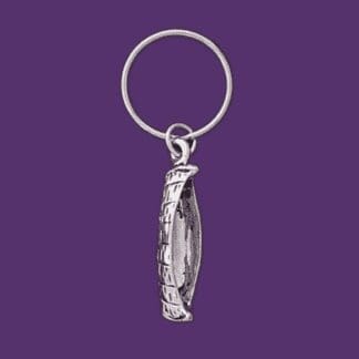 Canoe Life Pewter Keychain