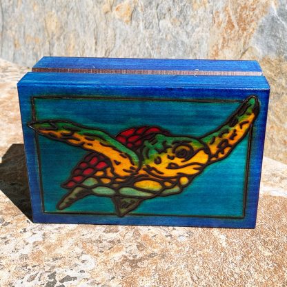 Handcrafted Sea Turtle Box