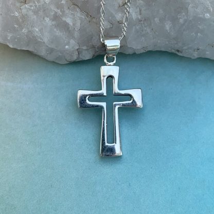 Sterling Open Cross Pendant - GLE-Good Living Essentials