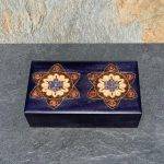 Indigo Double Flower Box