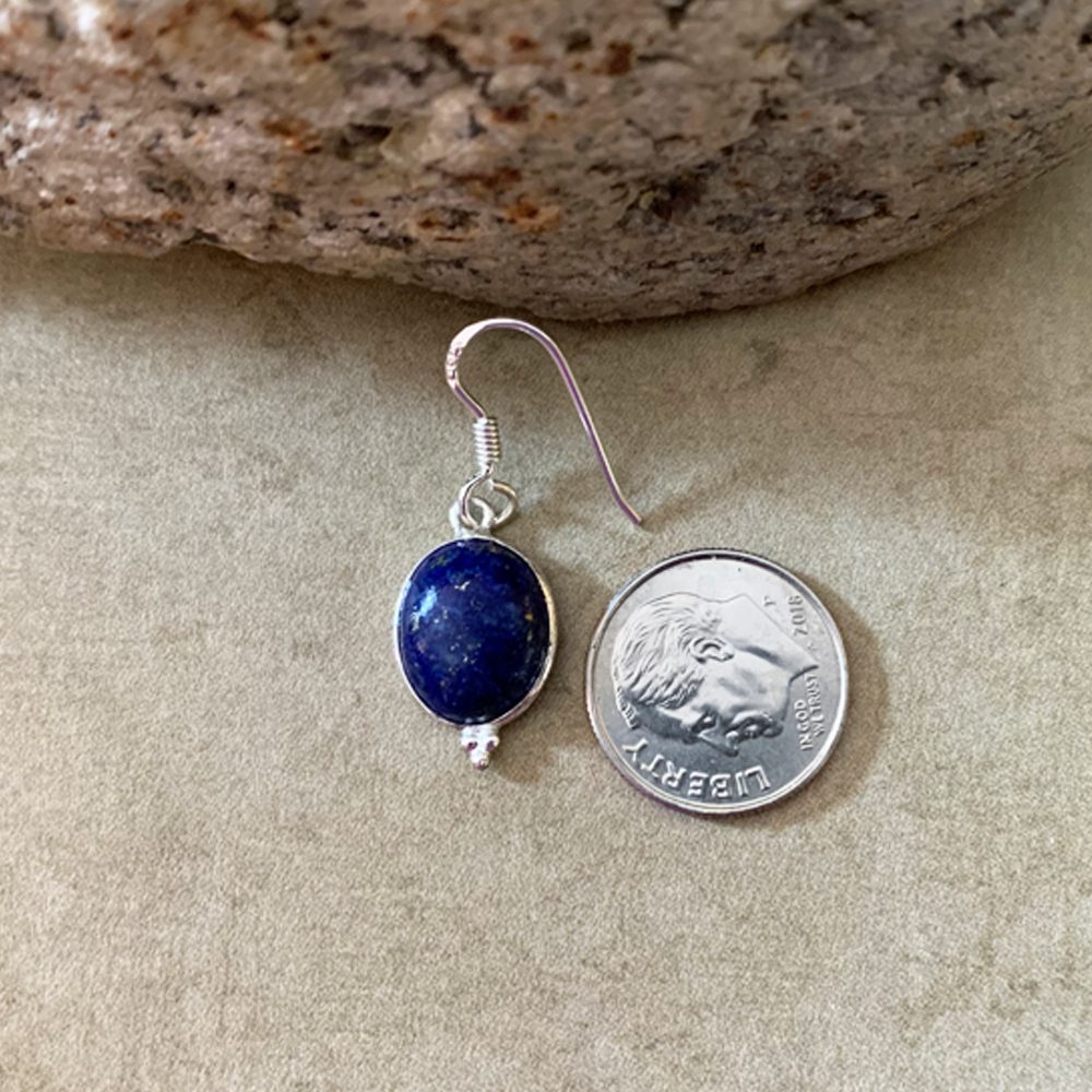 Blue Lapis Lazuli Earrings - GLE-Good Living Essentials