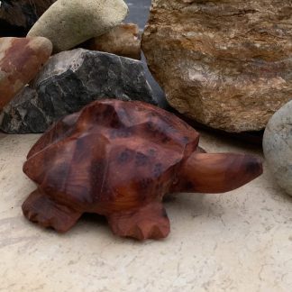 Carved Moroccan Thuya Turtle