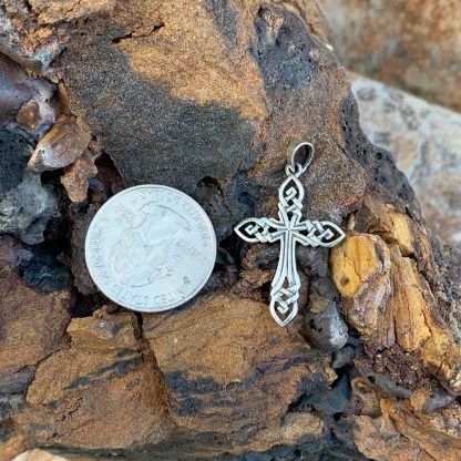 Old World Cross Pendant - Image 2