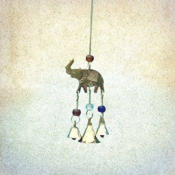 Elephant Brass & Beads Chime