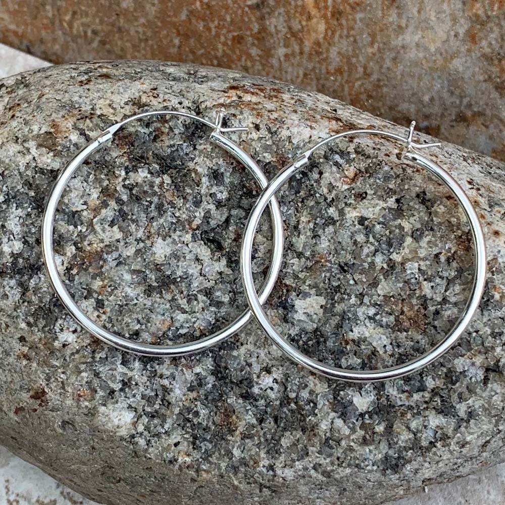 Sterling Silver Hoop Earrings