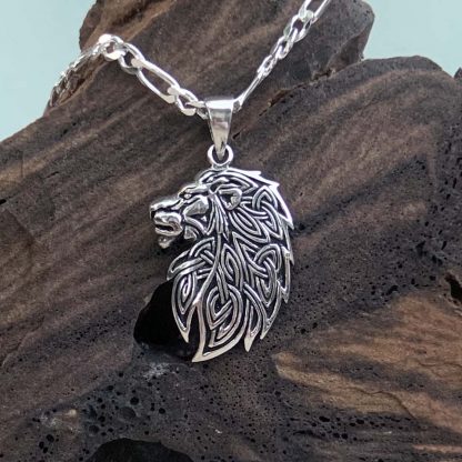 Sterling Lion Head Pendant - GLE-Good Living Essentials