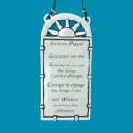 Pewter Serenity Prayer Wall Plaque
