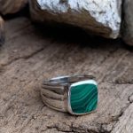 Malachite Sterling Silver Ring