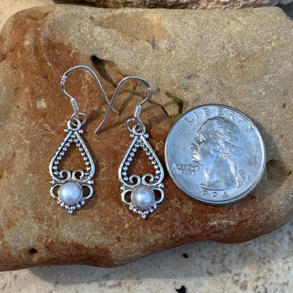 Pearl Sterling Silver Earrings