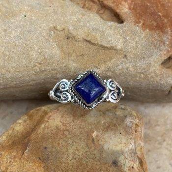 Lapis Double Heart Ring - GLE-Good Living Essentials