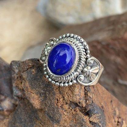 Lapis Sterling Silver Ring