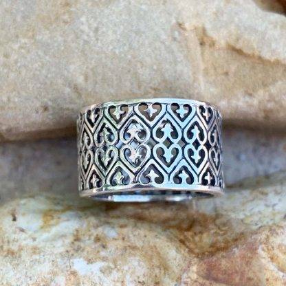 Sterling Hearts & Crosses Band