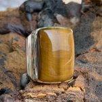 Tigers Eye Mens Ring