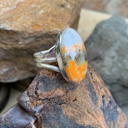 Bumblebee Jasper Sterling Ring