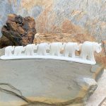 Elephant Soapstone Herd Caravan