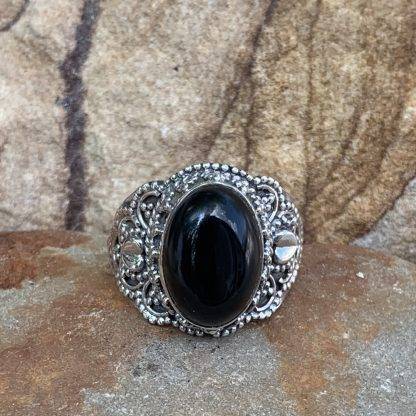 Sterling Black Onyx Ring