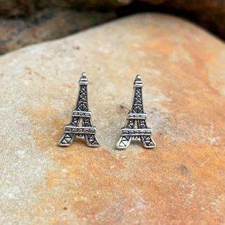 Eiffel Tower Sterling Studs