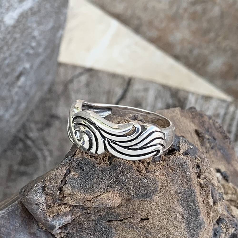 Mountain Wave Ring by Spindrift – The Beach Boutique | A Shop For Ocean  Lovers