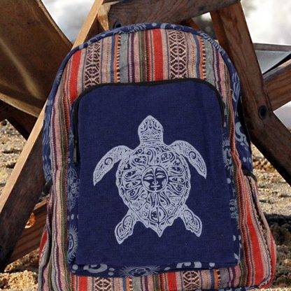 Sea Turtle Sturdy Cotton Backpack