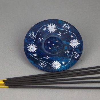 Blue Soapstone Incense Burner