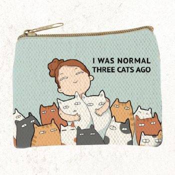 Zippered Cats Coin-Purse