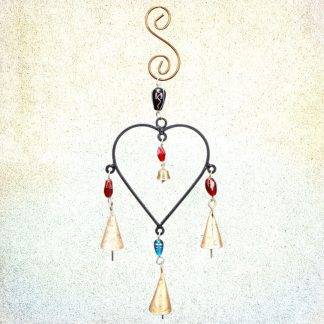 Heart Four Bell Wind-Chime