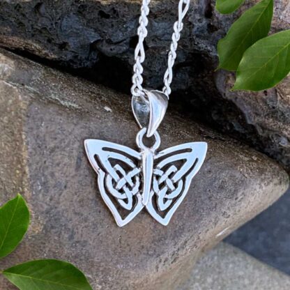 Sterling Silver Celtic Butterfly Pendant