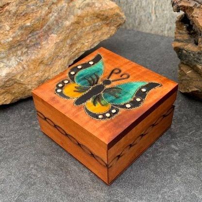 Petite Handcrafted Butterfly Box