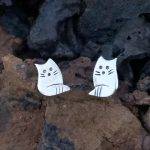 Kitty Cat Studs Earrings