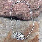 Hamsa Hand Sterling Bracelet