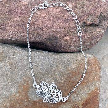 Hamsa Hand Sterling Bracelet