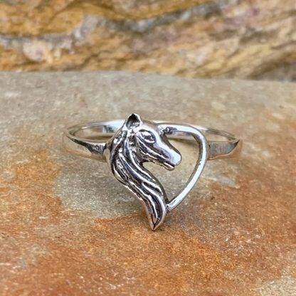 Horse Ring Sterling Silver