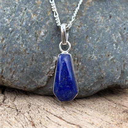 Sterling Silver Lapis Pendant