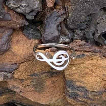 Treble Clef Sterling Ring